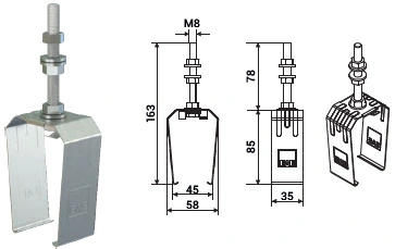 Стальная скользящая подвеска TB5